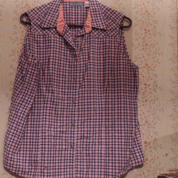 sleeveless top small plain with speckles - Picture 1 of 4